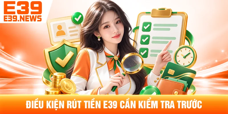 Cách Rút Tiền E39 Và Những Lưu Ý Khi Xác Minh 2 Điều Kiện Rút Tiền E39 Cần Kiểm Tra Trước